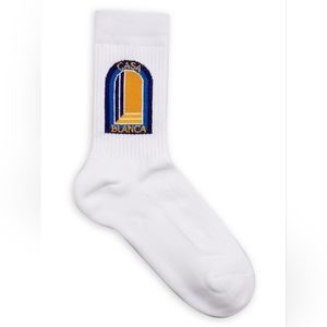 CasablancaDoorway Ribbed Sport Socks